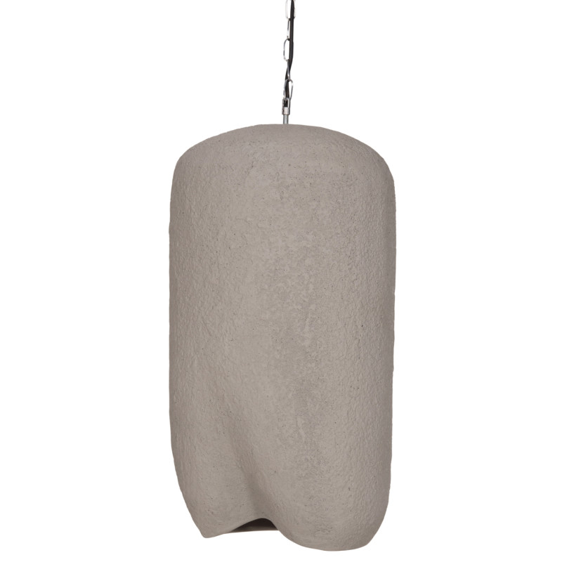 ΦΩΤΙΣΤΙΚΟ ΟΡΟΦΗΣ ΚΡΕΜΑΣΤΟ LOGKY HM4704.03L--FIBER CEMENT ΓΚΡΙ 35x35x67Υεκ