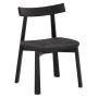 KΑΡΕΚΛΑ ΤΡΑΠΕΖΑΡΙΑΣ OSORIO HM18335.02 RUBBERWOOD & ΣΧΟΙΝΙ ΣΕ ΜΑΥΡΟ 51x55x74Υεκ