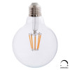 ΛΑΜΠΤΗΡΑΣ GLOBO LED FILAMENT 8W E27 2700K ΔΙΑΦΑΝΟΣ DIMMABLE HM4050.01