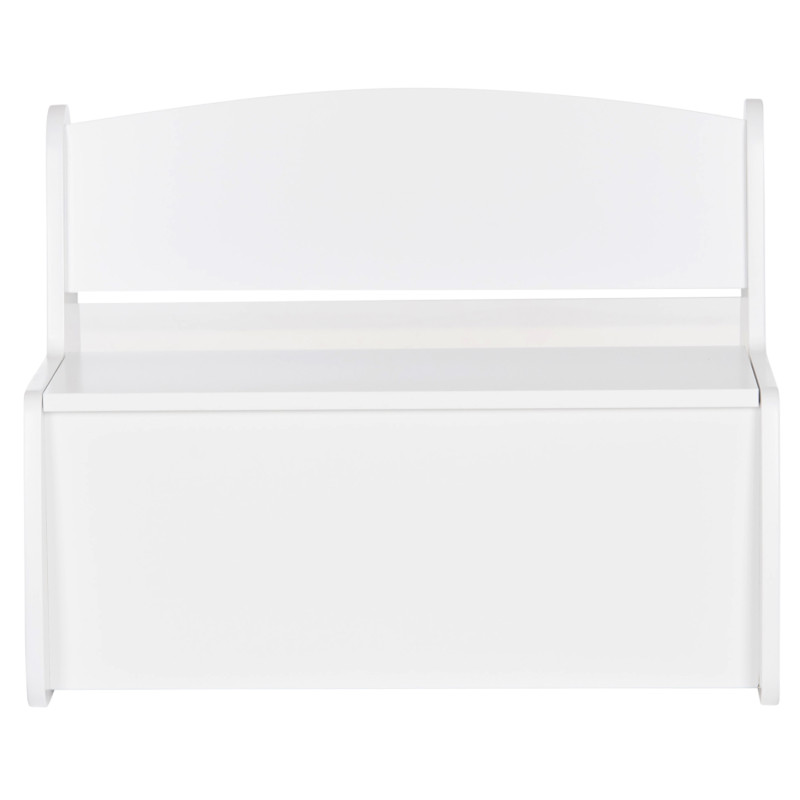 ΠΑΓΚΑΚΙ ΠΑΙΔΙΚΟ ΜΕ ΑΠΟΘ.ΧΩΡΟ RICKI HM18342.03 MDF & ΚΟΝΤΡΑΠΛΑΚΕ ΛΕΥΚΟ 63x43x47Υεκ