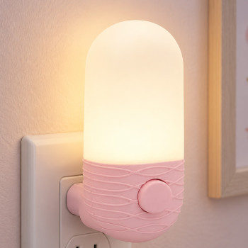 Φωτάκι νυκτός LED 1 Watt 4,5Χ5Χ9,5 εκ. Ροζ - KESKOR 14917
