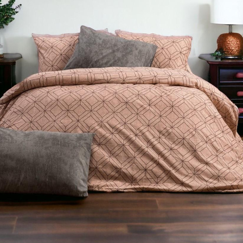 ΣΕΤ ΣΕΝΤΟΝΙΑ ΕΜΠΡΙΜΕ ΥΠΕΡΔΙΠΛΟ CAVE 220X240 LINEAHOME ΥΠΕΡΔΙΠΛΟ