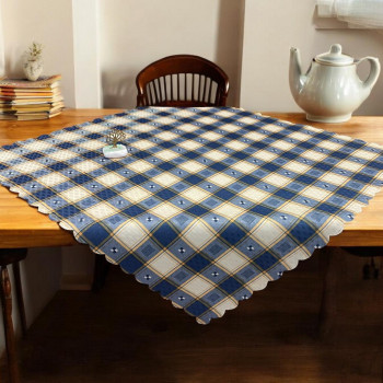 ΑΛΕΚΙΑΣΤΟ ΚΑΡΕ  TARTAN ΜΠΛΕ 85Χ85 LINEAHOME 85Χ85