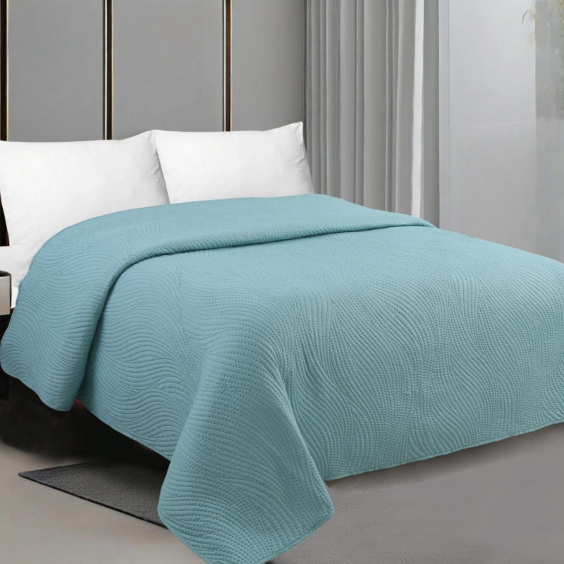 ΚΟΥΒΕΡΛΙ ΜΟΝΟΧΡΩΜΟ ΠΕΤΡΟΛ PEAK 220X240 LINEAHOME ΥΠΕΡΔΙΠΛΟ