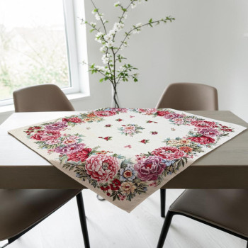 ΚΑΡΕ ΣΤΟΦΑ ΙΣΠΑΝΙΑΣ ΔΑΜΑΣΚΟ CARMEN 90Χ90 LINEAHOME 90Χ90