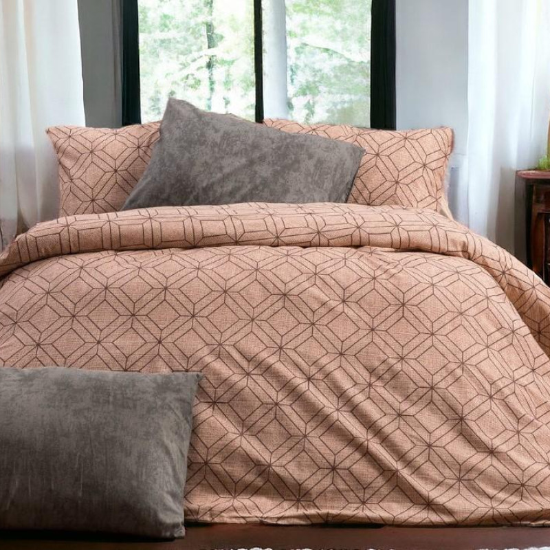 ΣΕΤ ΣΕΝΤΟΝΙΑ ΕΜΠΡΙΜΕ ΥΠΕΡΔΙΠΛΟ CAVE 220X240 LINEAHOME ΥΠΕΡΔΙΠΛΟ
