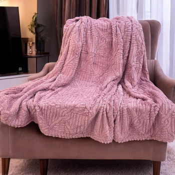 ΚΟΥΒΕΡΤΑ CORAL FLEECE NOCE ΠΟΥΔΡΑ 220X240 LINEAHOME ΥΠΕΡΔΙΠΛΟ